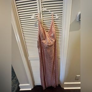 Azazie Stellar dress in dusty rose size 22